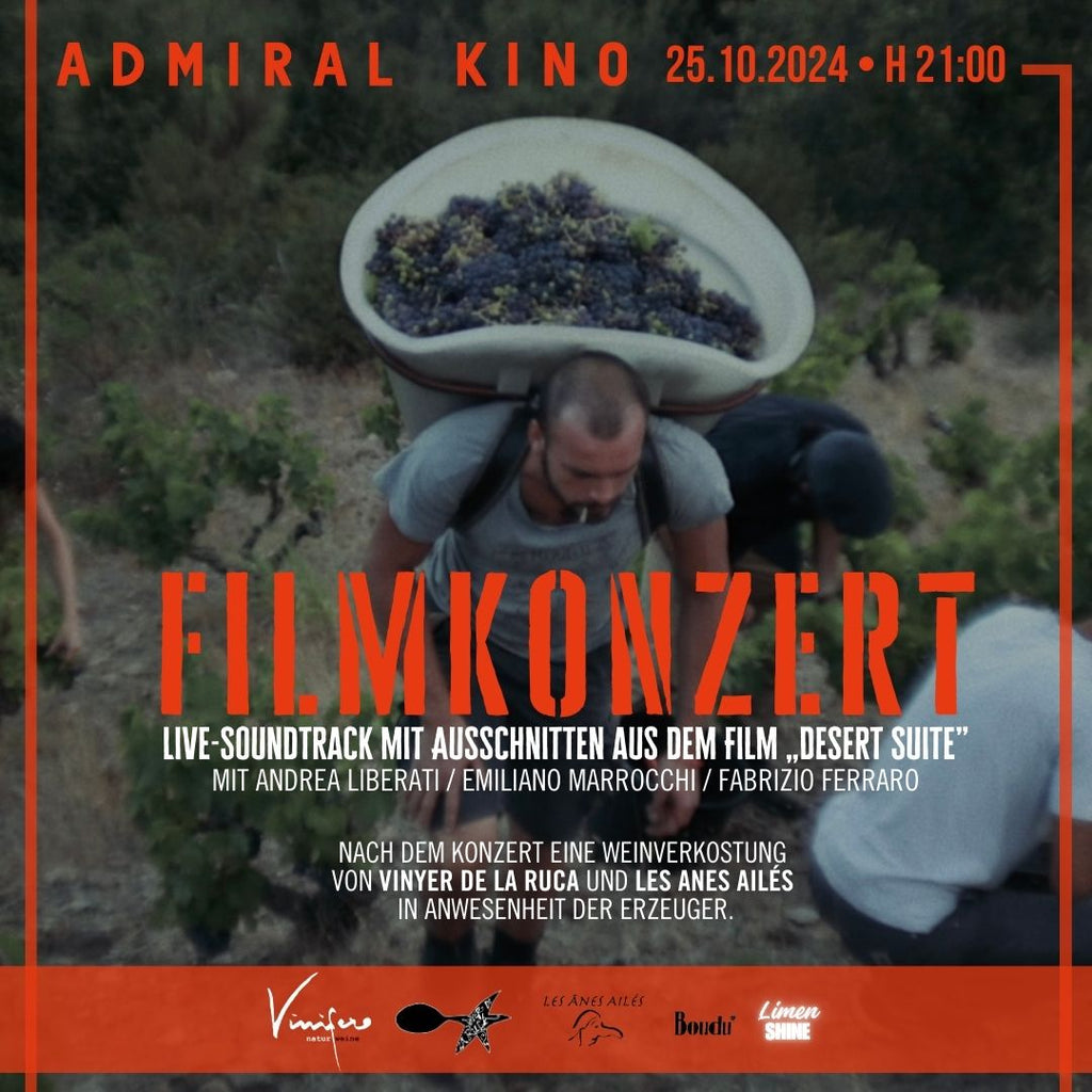 Filmkonzert und Weinverkostung im Admiral Kino 25.10.2024